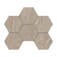 Estima Bernini Мозаика BR02 Hexagon Полированный 25x28.5 / Эстима Бернини Мозаика BR02 Хексагон Полированный 25x28.5 